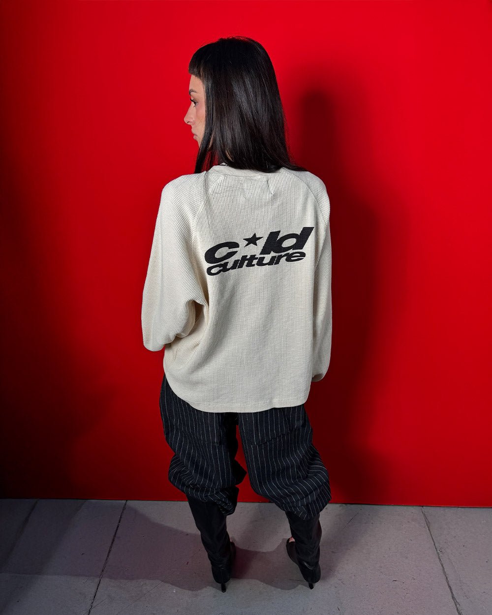 THERMAL LONGSLEEVE TEE WHITE - Cold Culture