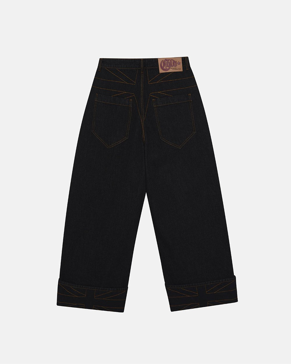 TOP BOY PANTS BLACK DENIM - Cold Culture