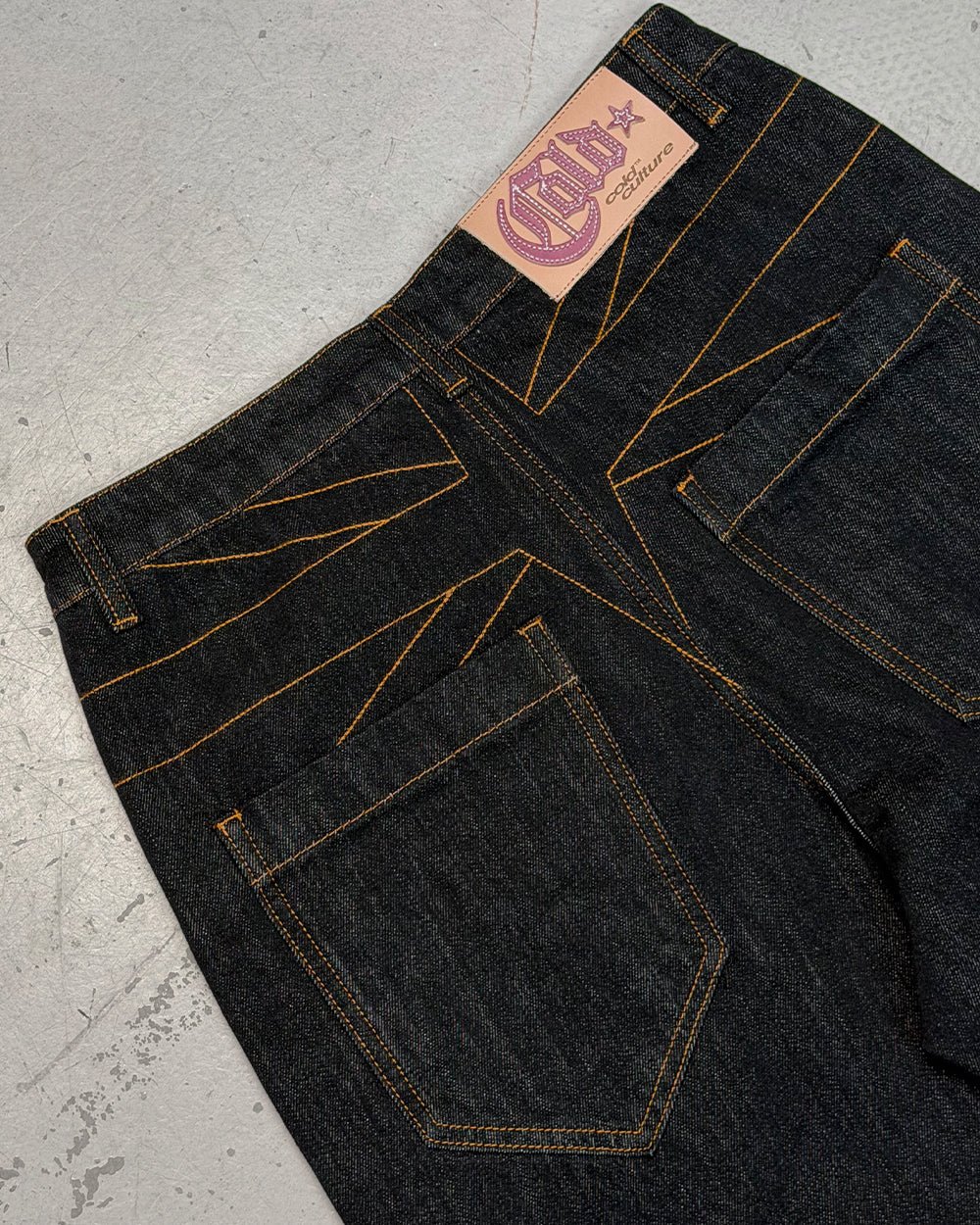 TOP BOY PANTS BLACK DENIM - Cold Culture