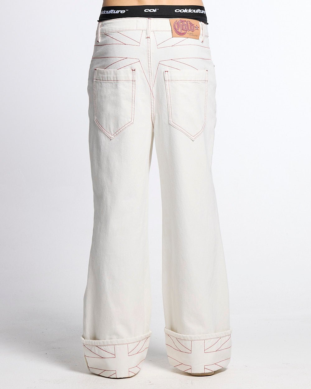 TOP BOY PANTS WHITE - Cold Culture