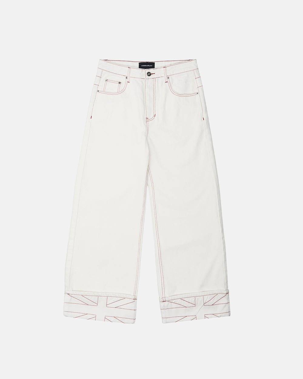 TOP BOY PANTS WHITE - Cold Culture