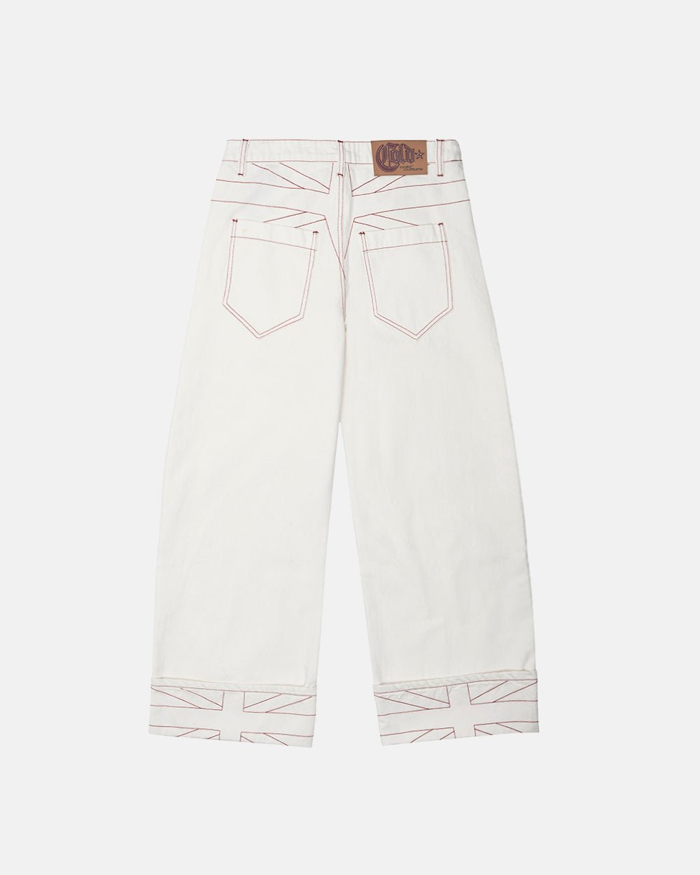 TOP BOY PANTS WHITE - Cold Culture