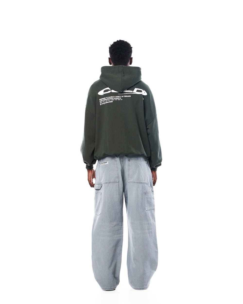 TRAILS HOODIE DARK GREEN - COLD CULTURE
