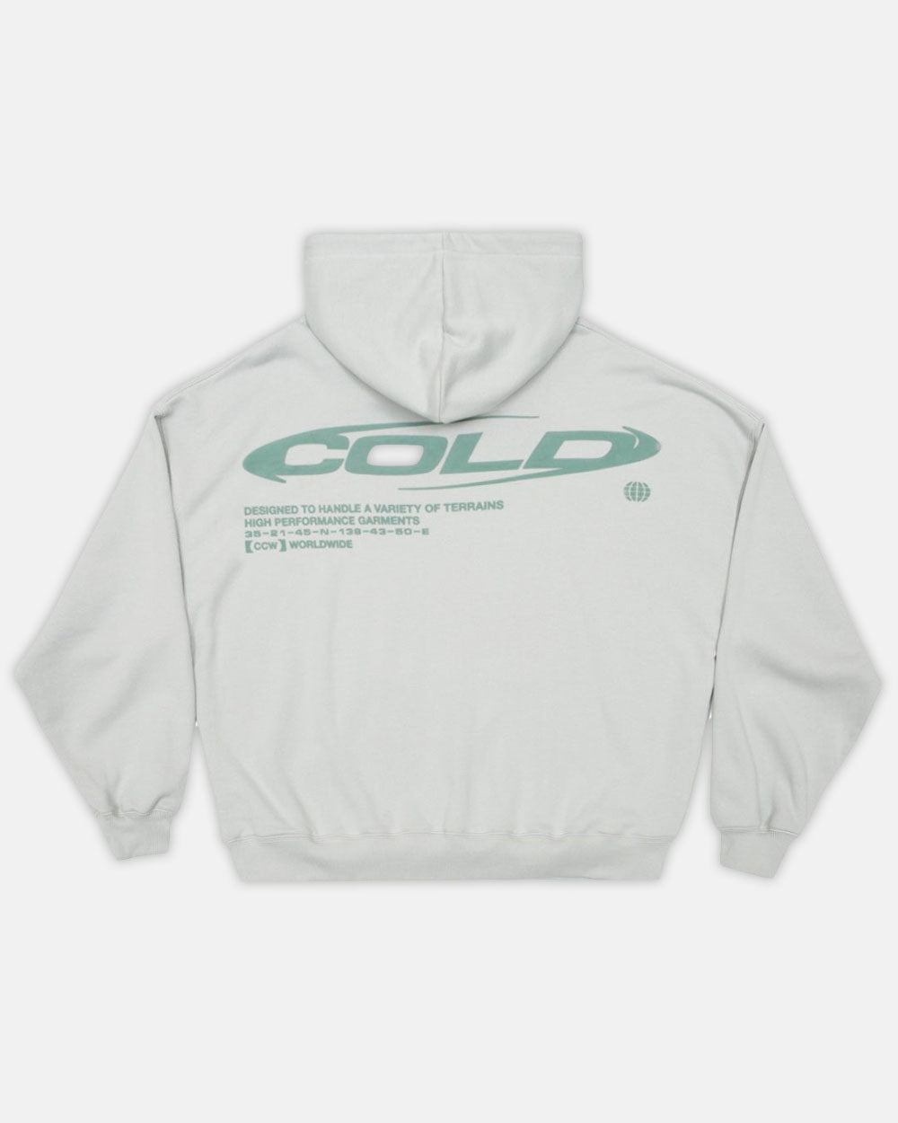 TRAILS HOODIE LIGHT GREY - COLD CULTURE