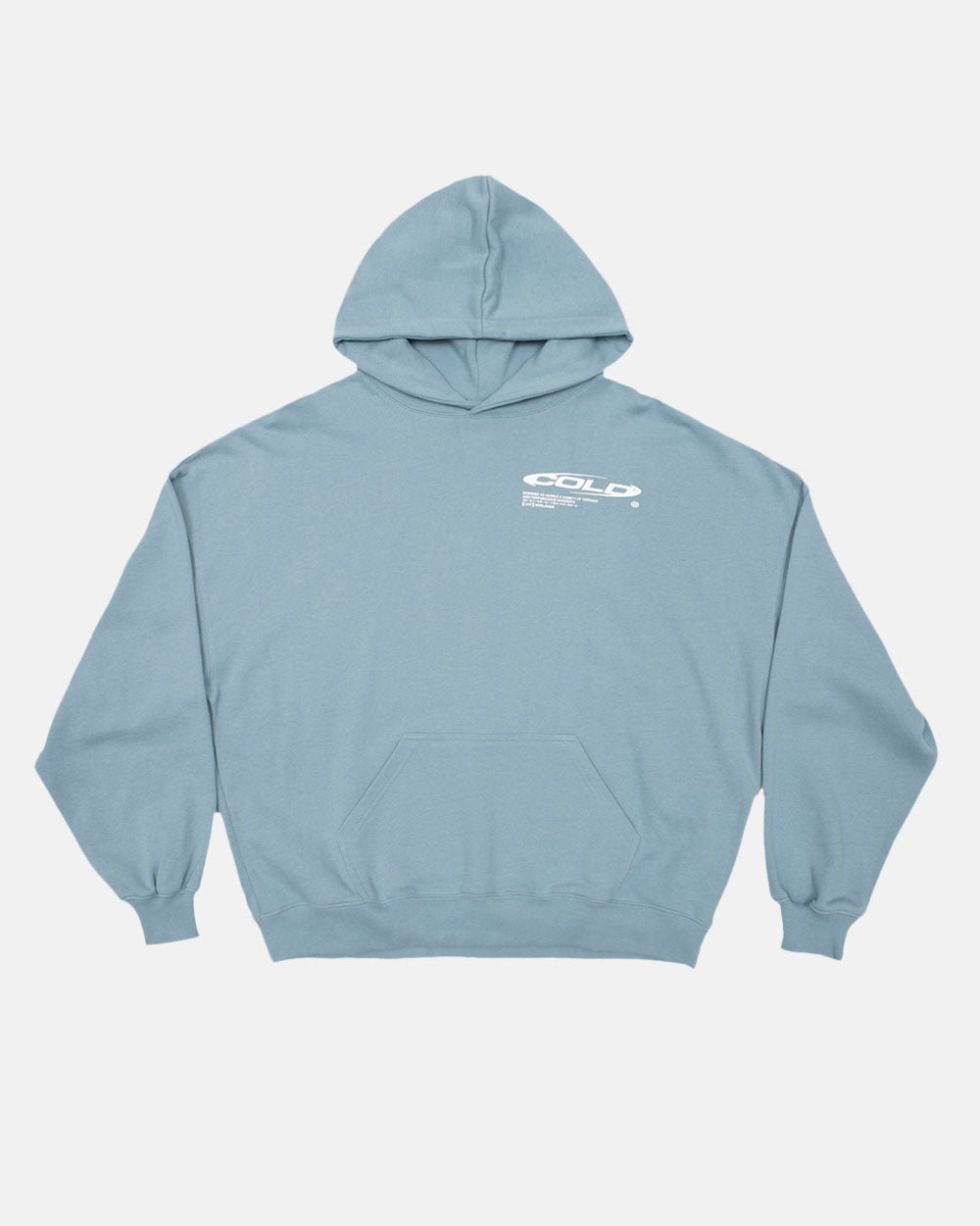 TRAILS HOODIE SHADY BLUE - COLD CULTURE