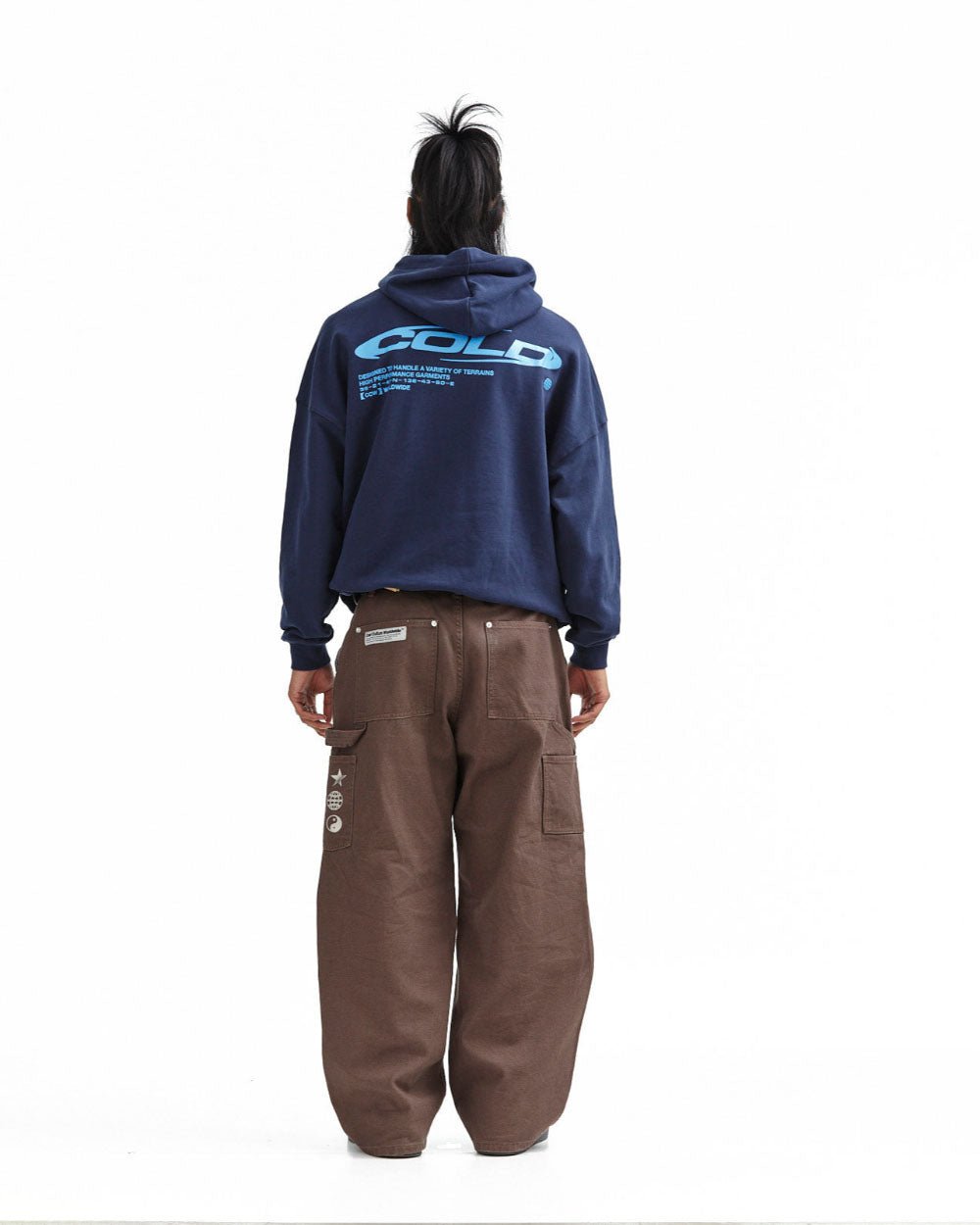 TRAILS HOODIE STEEL BLUE - COLD CULTURE