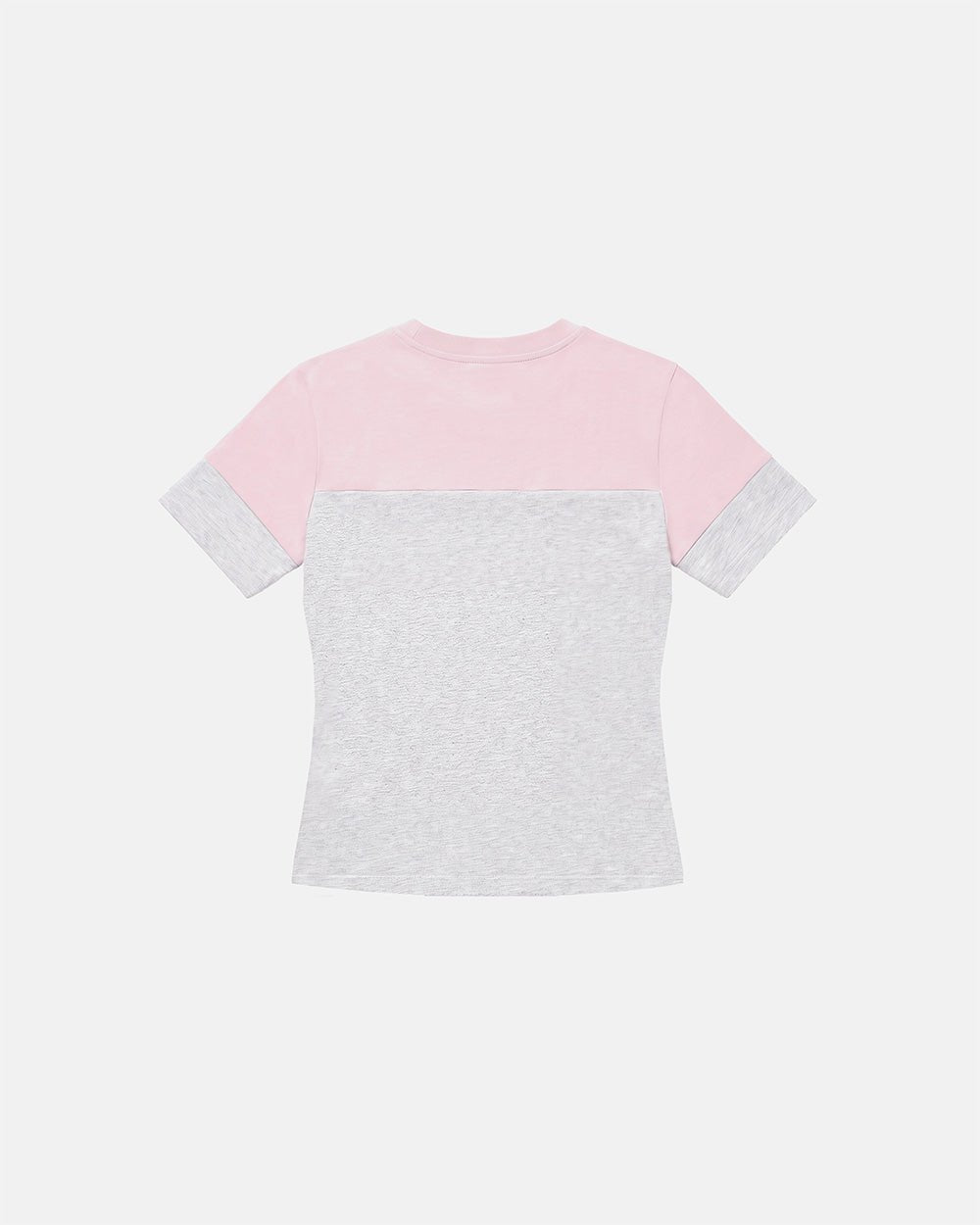 TRIAD BABY TEE WOMAN BABY PINK & HEATHER GREY - Cold Culture