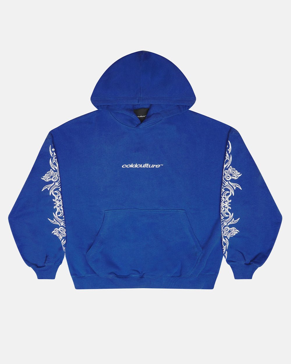 TRIBAL HOODIE BLUE - Cold Culture