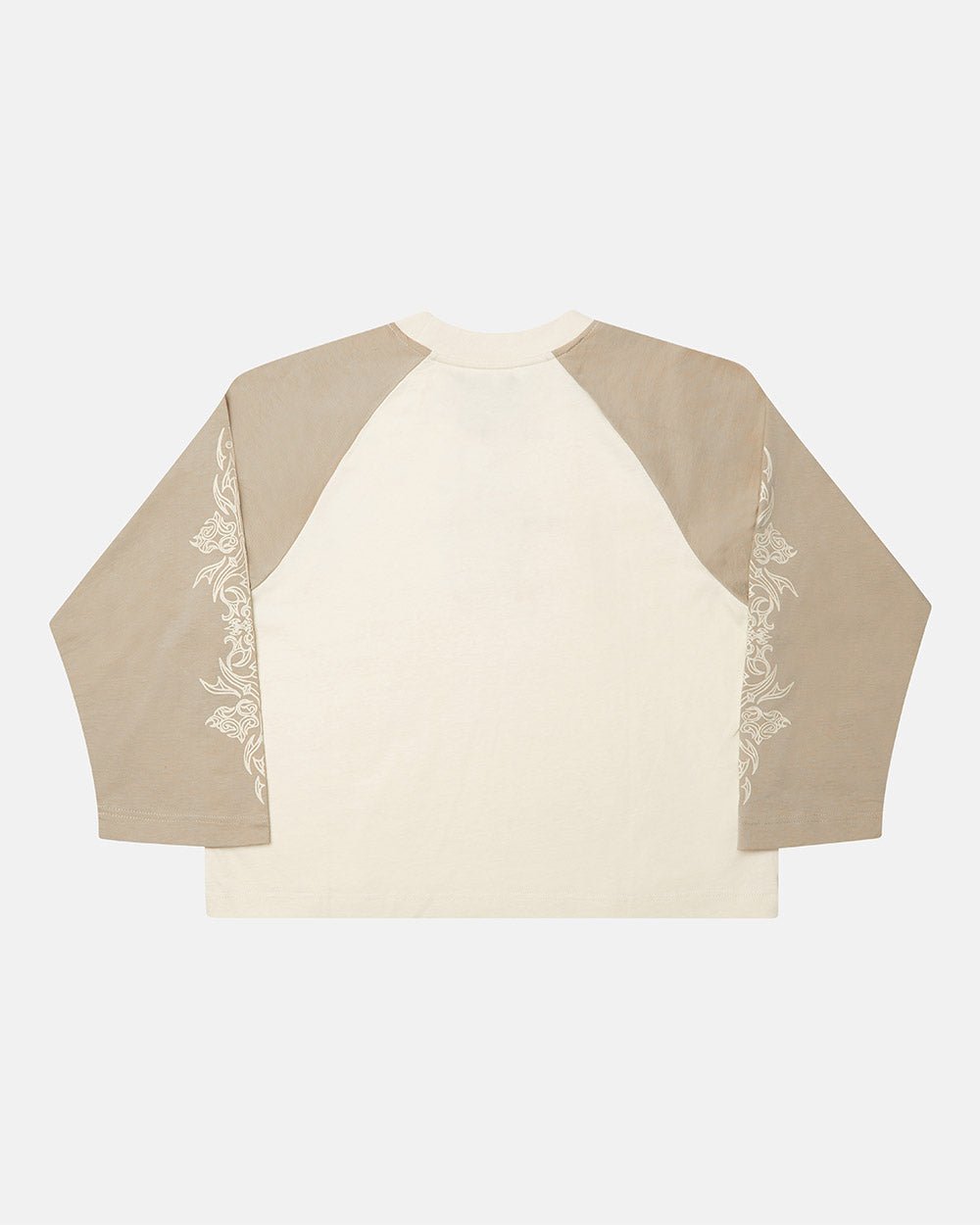 TRIBAL LONGSLEEVE GREY & OFF WHITE - Cold Culture