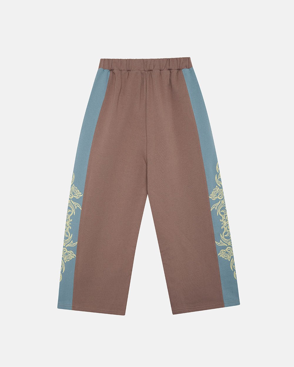 TRIBAL SWEATPANTS BROWN & BLUE - Cold Culture