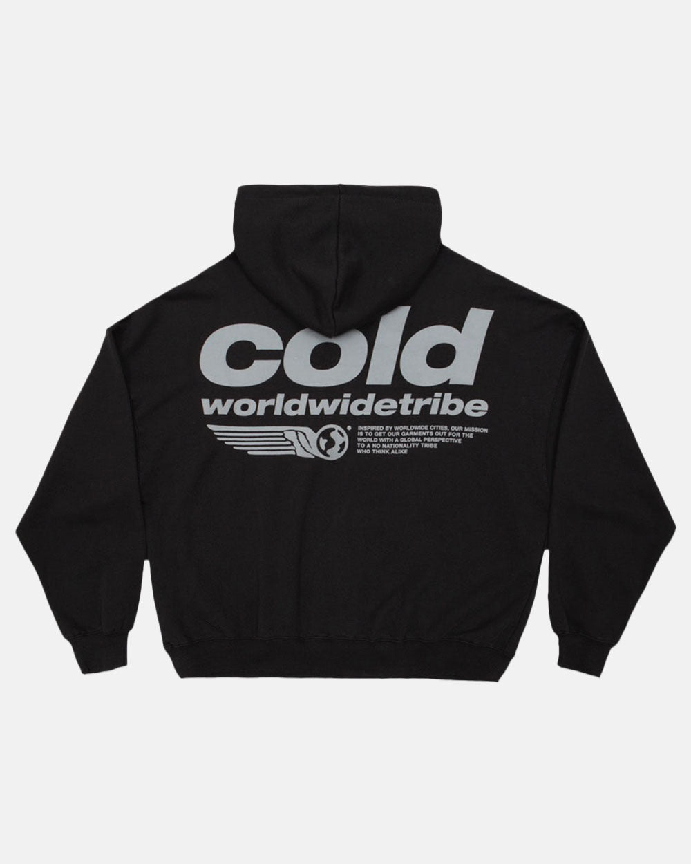 TRIBE HOODIE BLACK - COLD CULTURE