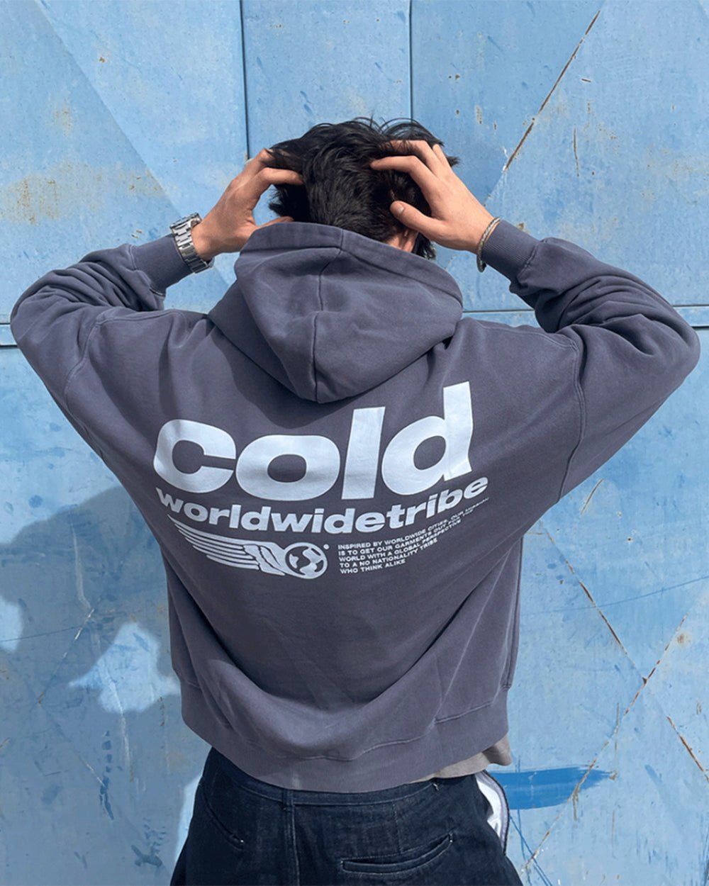 TRIBE HOODIE INDIA INK - COLD CULTURE