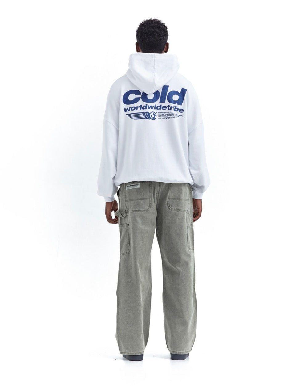 TRIBE HOODIE WHITE - COLD CULTURE