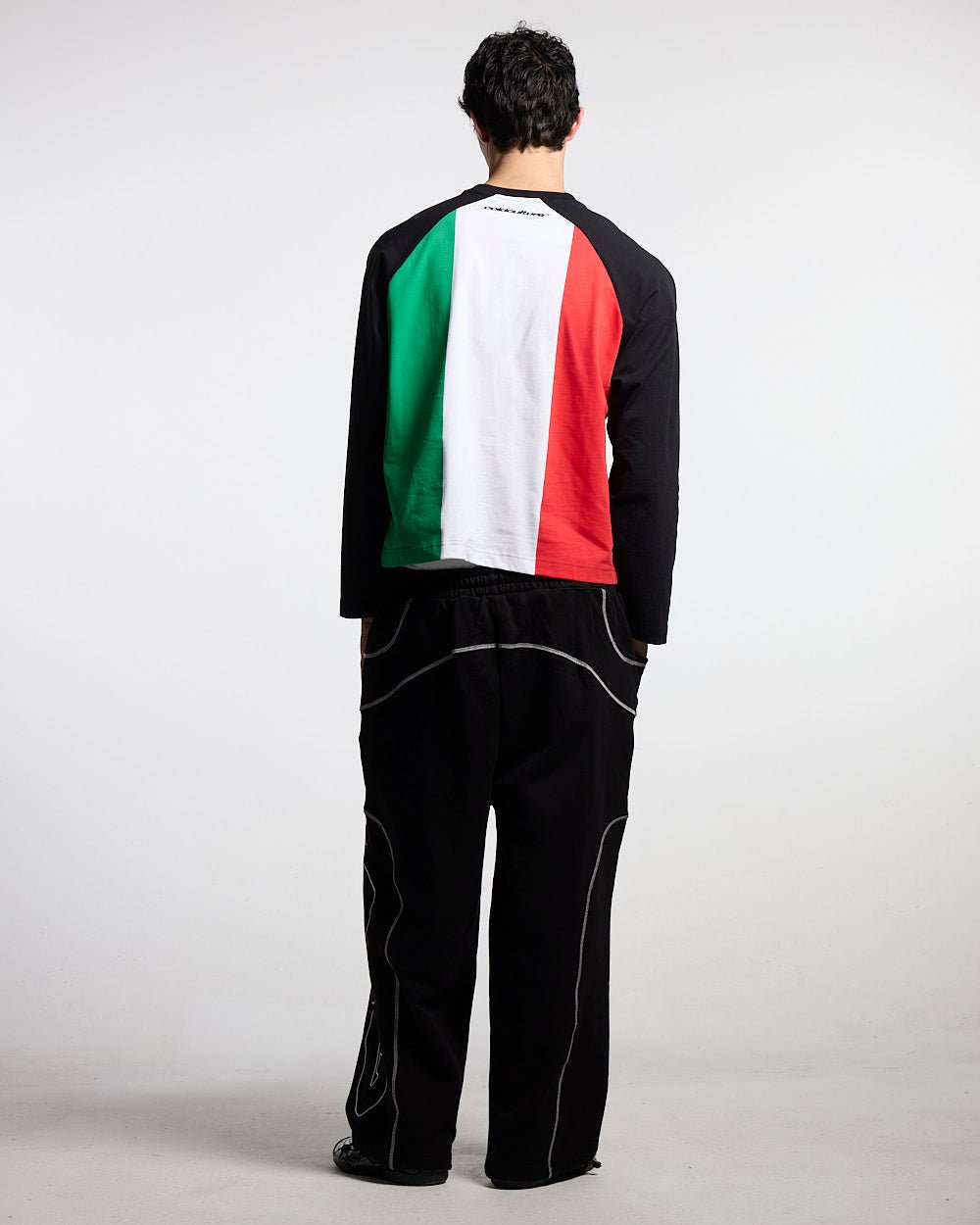 TRICOLORE LONGSLEEVE BLACK