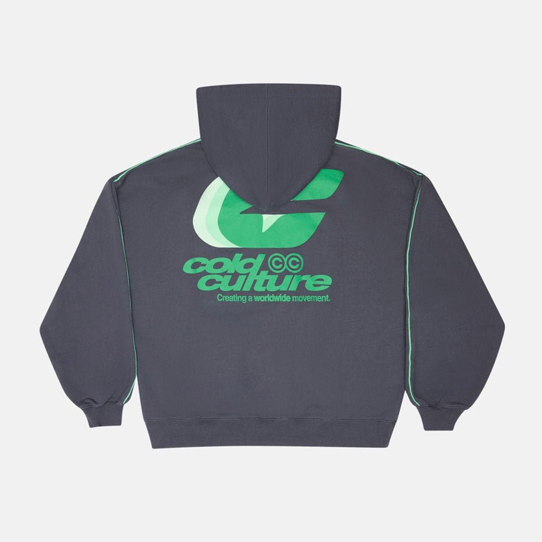 TRIPLE C HOODIE DARK BLUE - Cold Culture