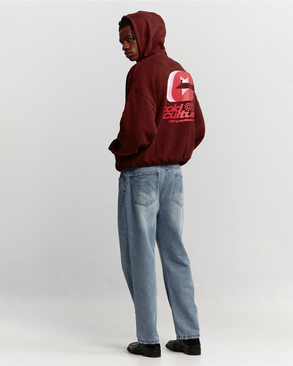 TRIPLE C HOODIE OXIDE RED - COLD CULTURE