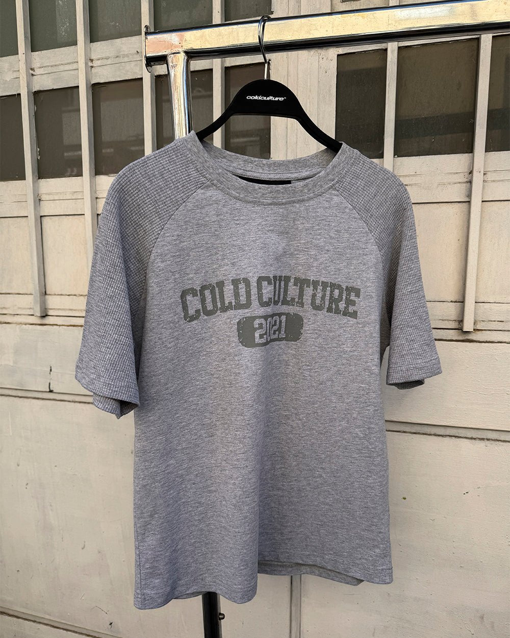 TROPHY TEE HEATHER GREY - Cold Culture