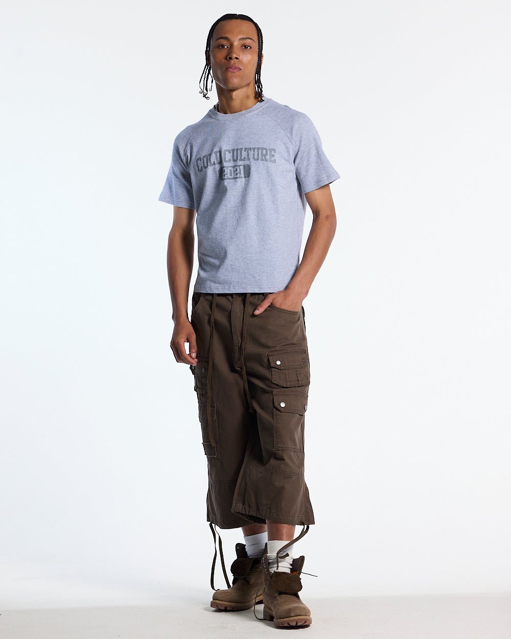 TROPHY TEE HEATHER GREY - Cold Culture