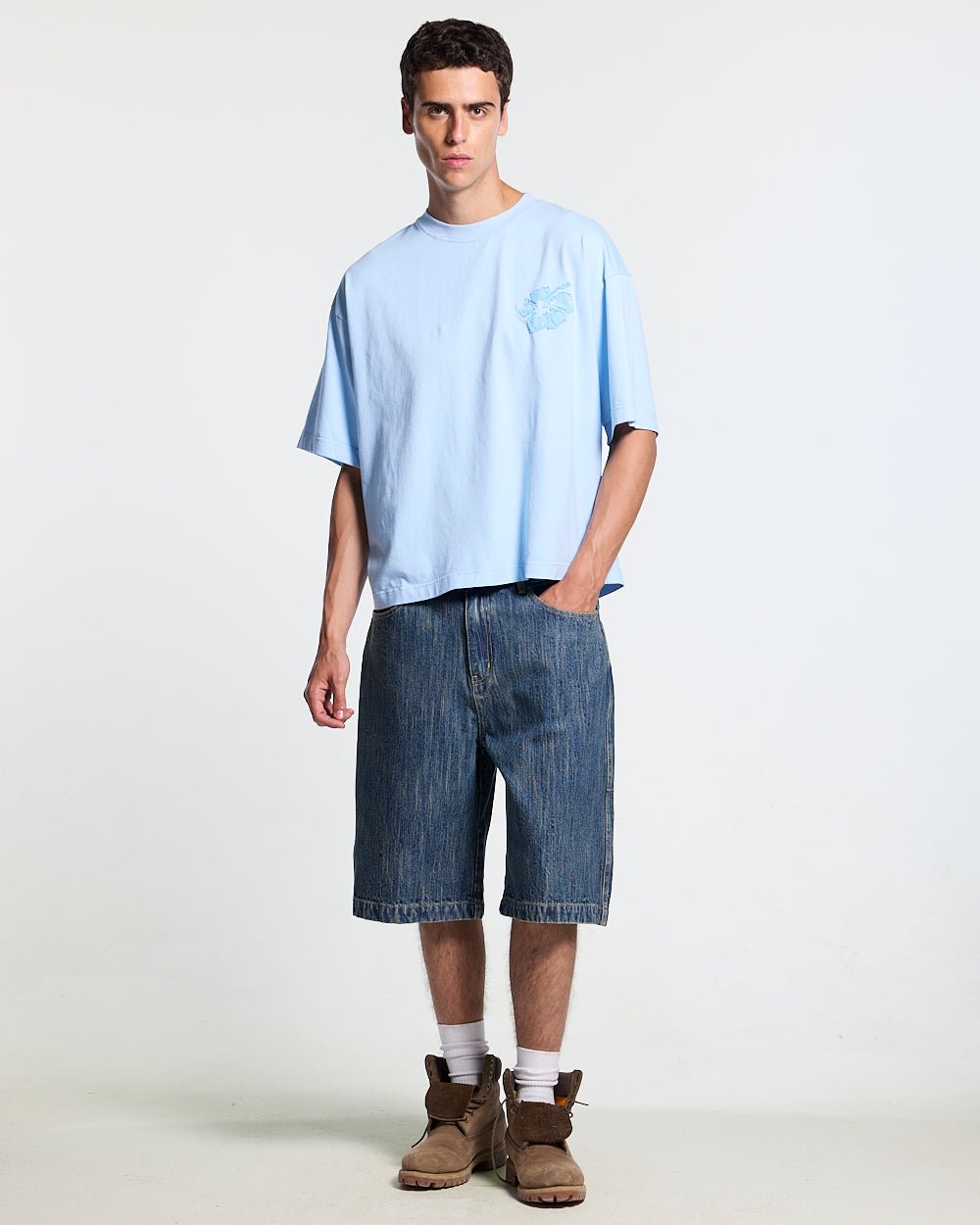 TROPICAL FEVER TEE BLUE - Cold Culture