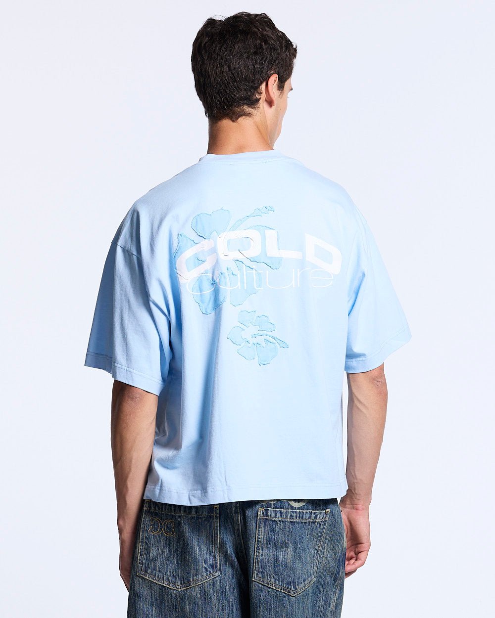TROPICAL FEVER TEE BLUE - Cold Culture