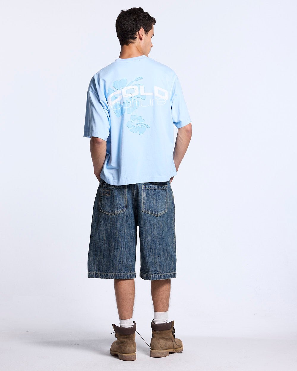 TROPICAL FEVER TEE BLUE - Cold Culture
