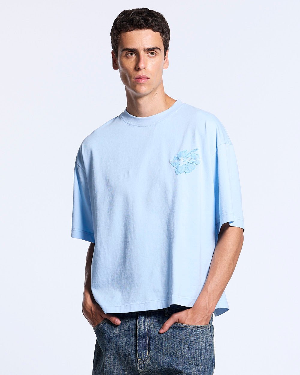 TROPICAL FEVER TEE BLUE - Cold Culture