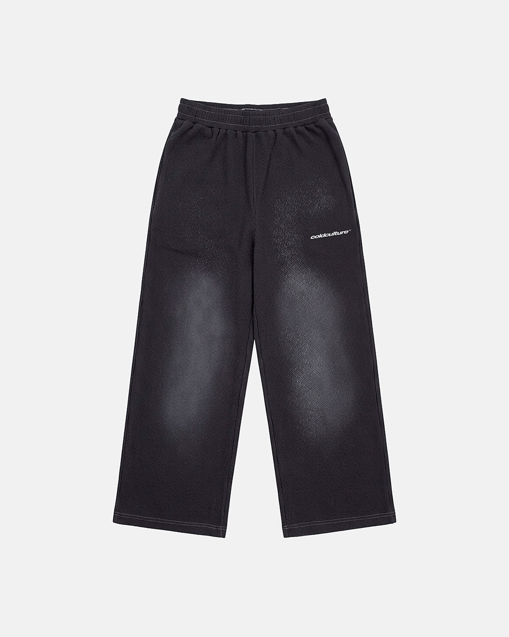 TROPICAL WAFFLE PANTS DARK GREY - Cold Culture