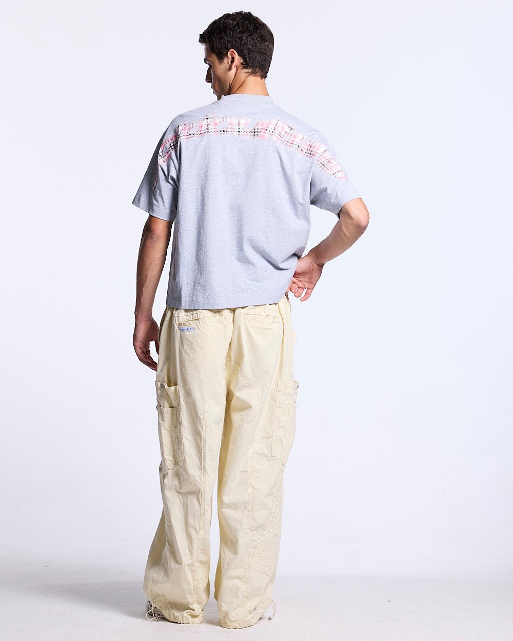 TRTN DISTRESS CURVED TEE GREY - Cold Culture