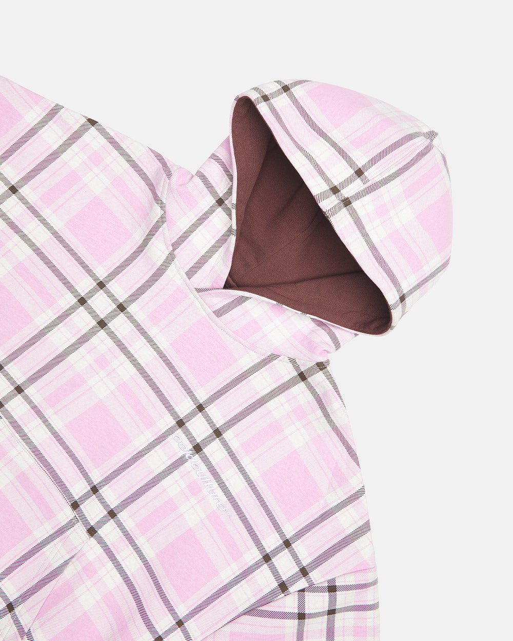 TWO FACES HOODIE BROWN & PINK - Cold Culture