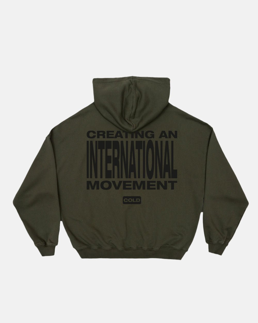 TYPE MODIFICATION HOODIE BRONZE GREEN - COLD CULTURE