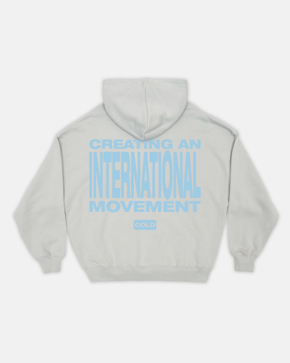 TYPE MODIFICATION HOODIE PEARL GREY - COLD CULTURE