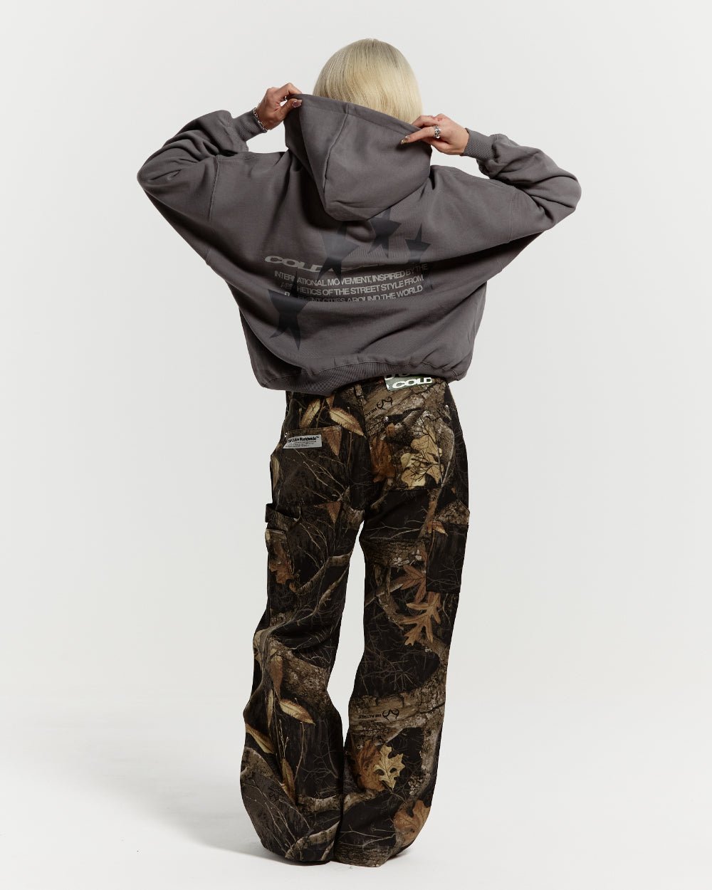 V1 CARPENTER PANTS REALTREE BLACK - COLD CULTURE