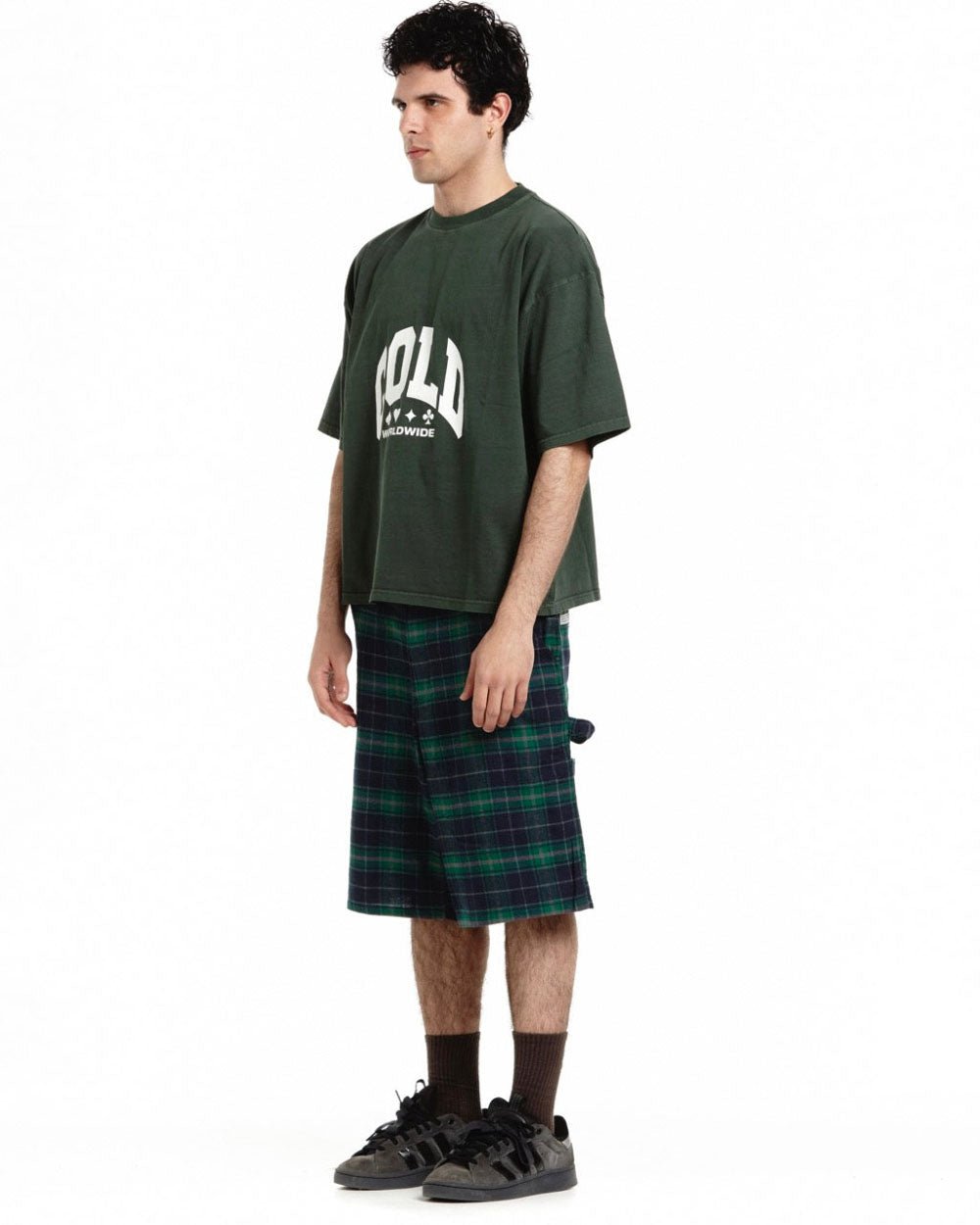 V1 CARPENTER SHORTS IRISH TARTAN - COLD CULTURE