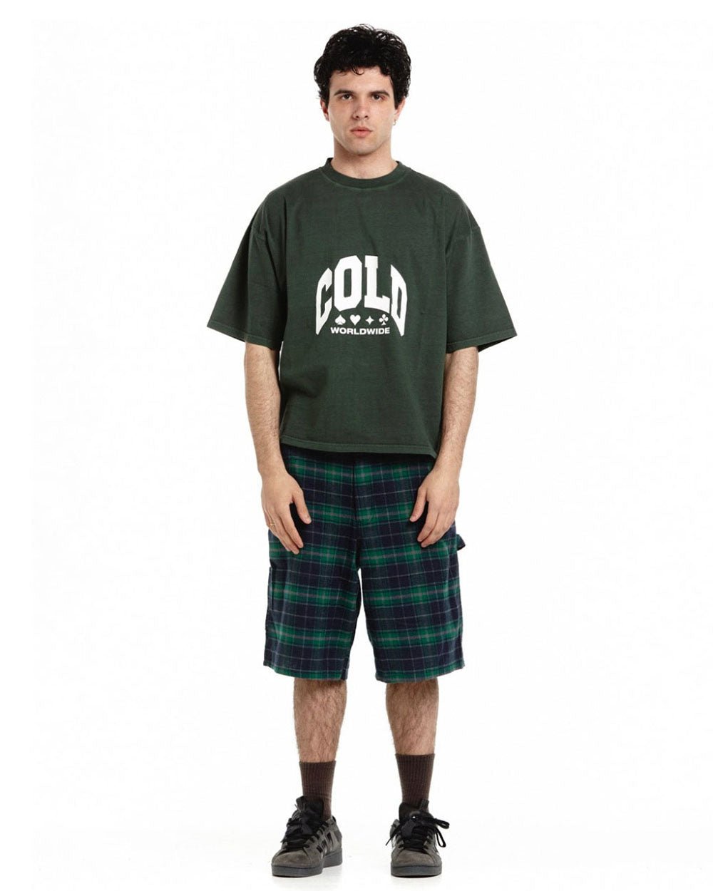 V1 CARPENTER SHORTS IRISH TARTAN - COLD CULTURE