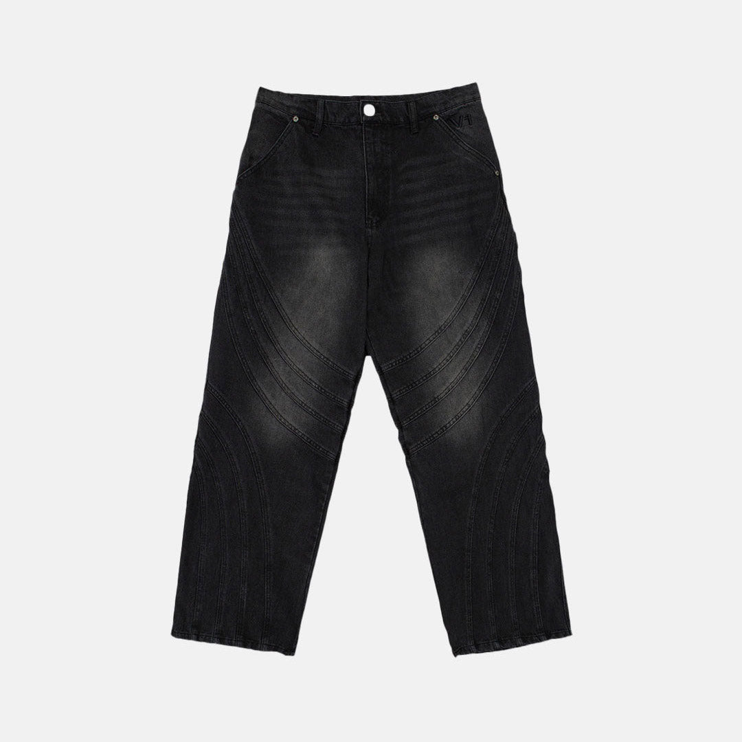 V1 MAZE PANTS BLACK DENIM - Cold Culture