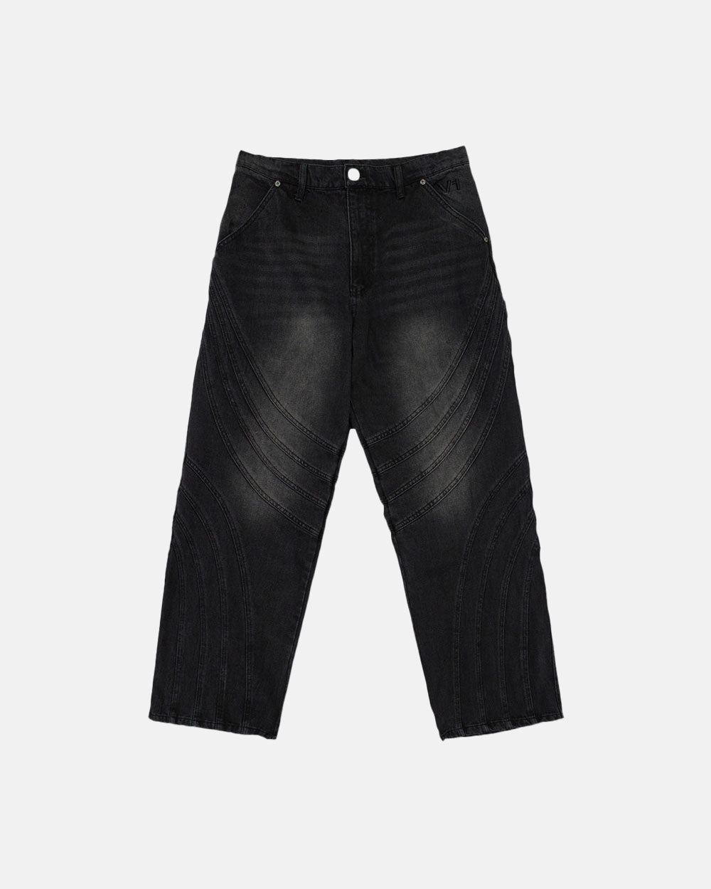 V1 MAZE PANTS BLACK DENIM - COLD CULTURE