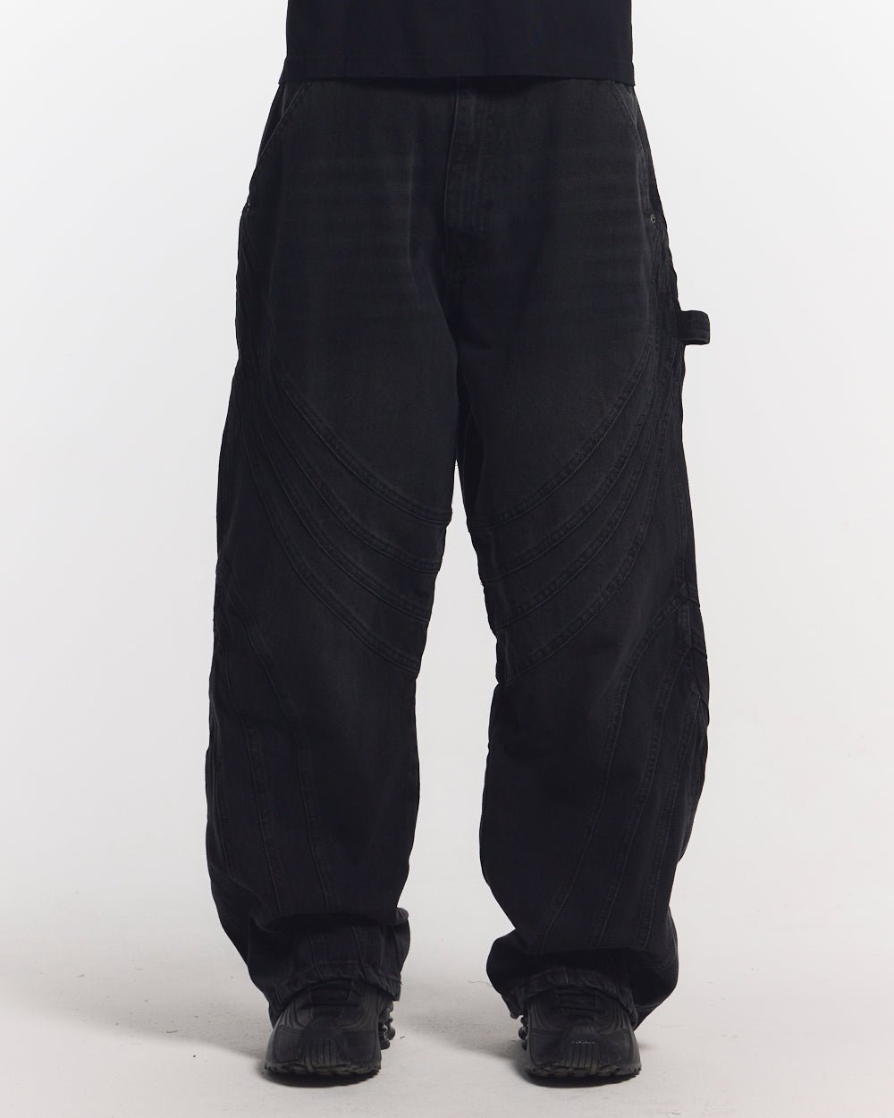 V1 MAZE PANTS BLACK DENIM - COLD CULTURE
