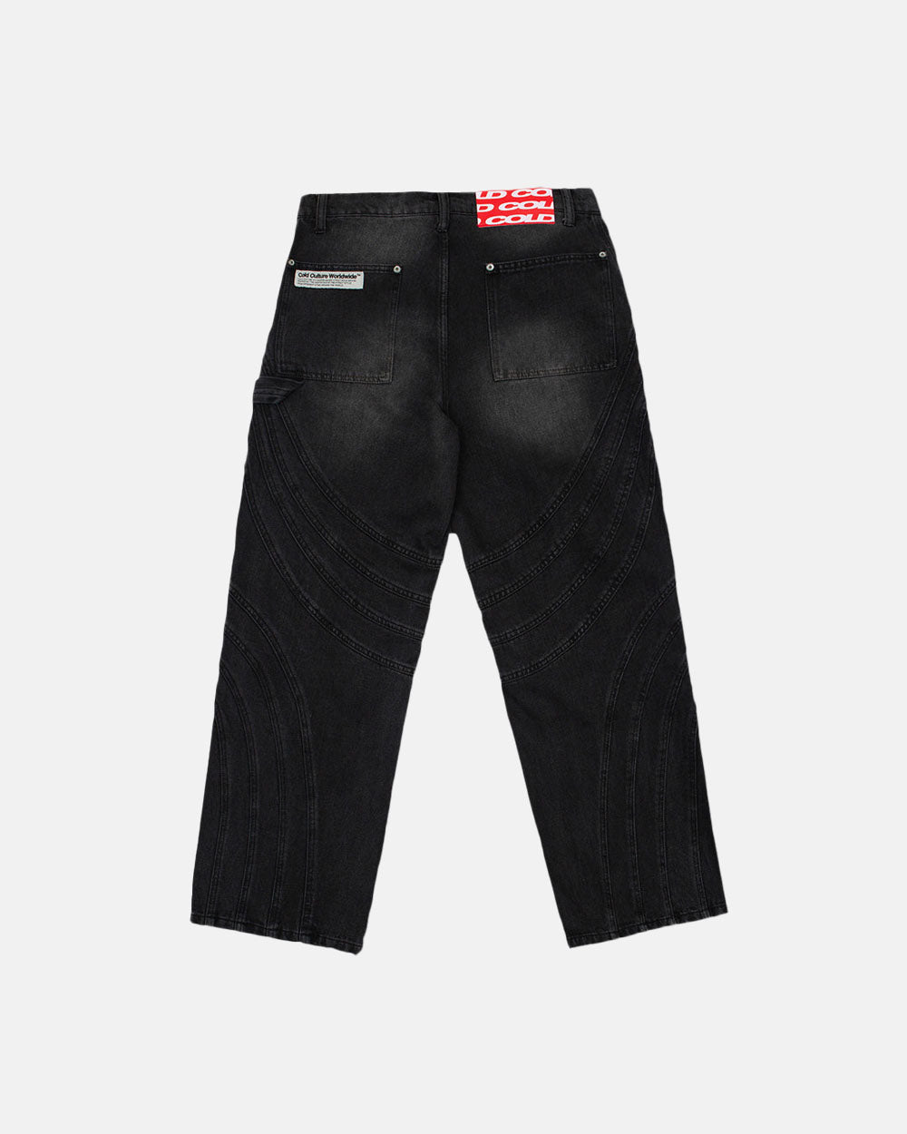 V1 MAZE PANTS BLACK DENIM - COLD CULTURE