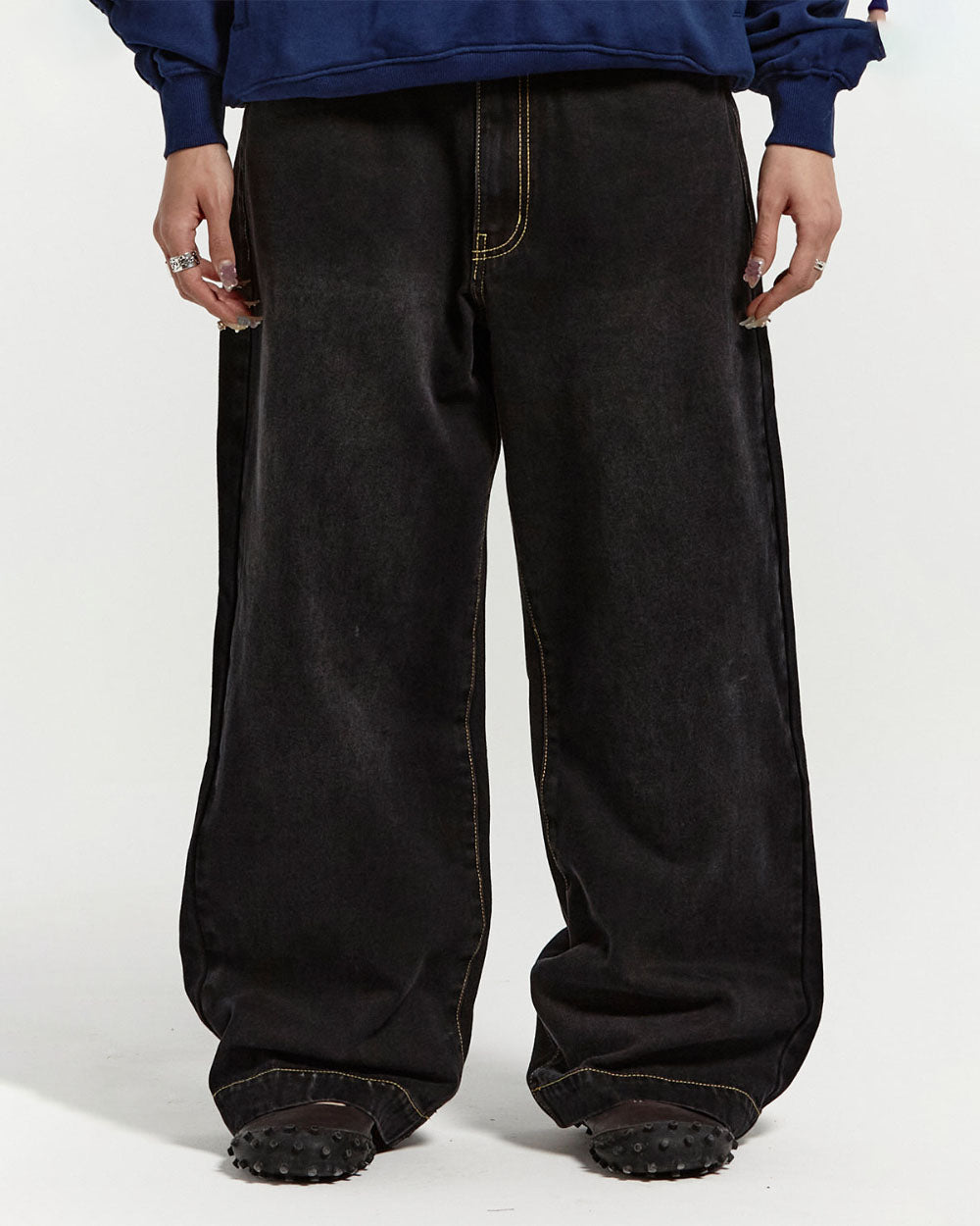 V1 POCKET KO PANTS BLACK - COLD CULTURE