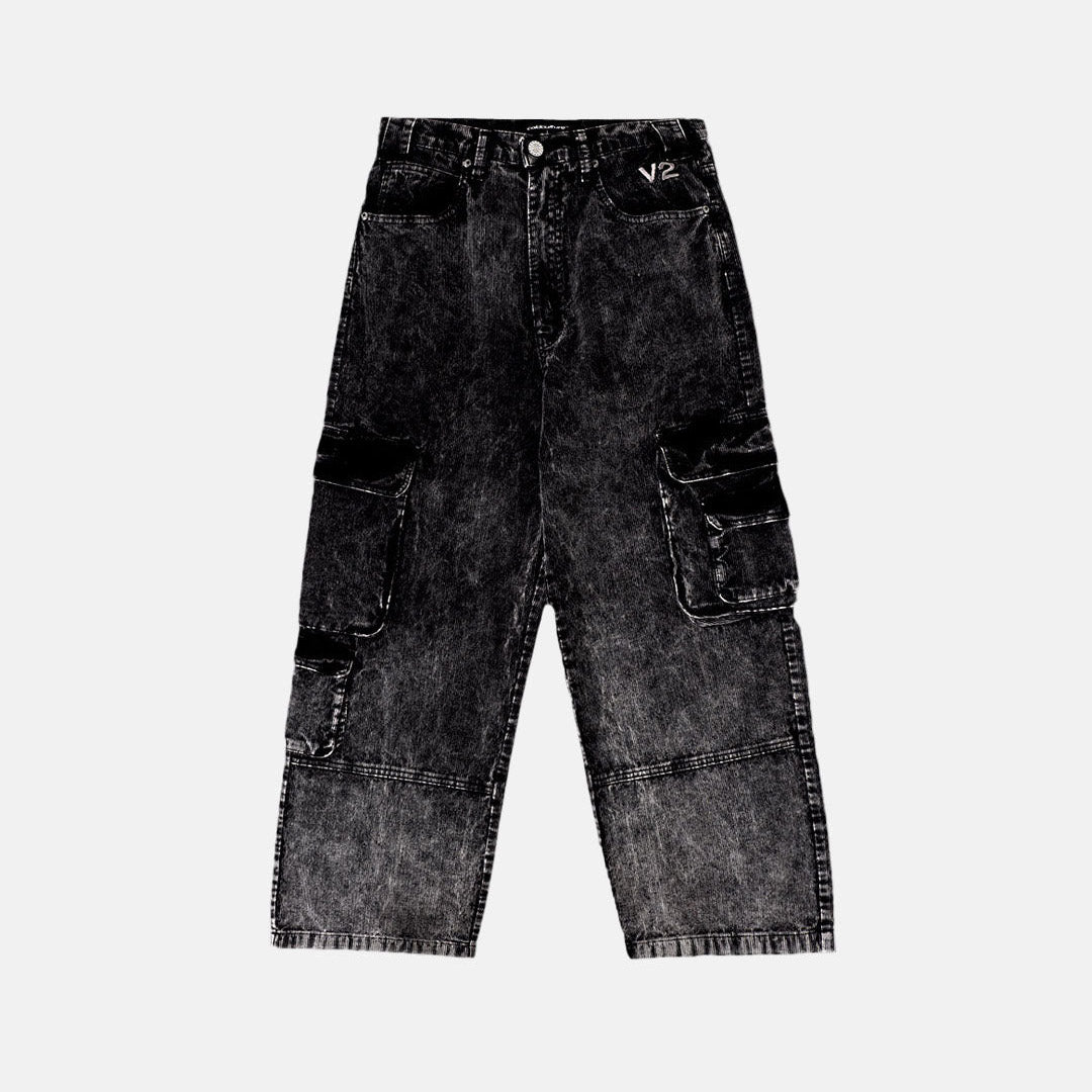 V2 CARGO PANTS CORDUROY HEAVY GREY - Cold Culture