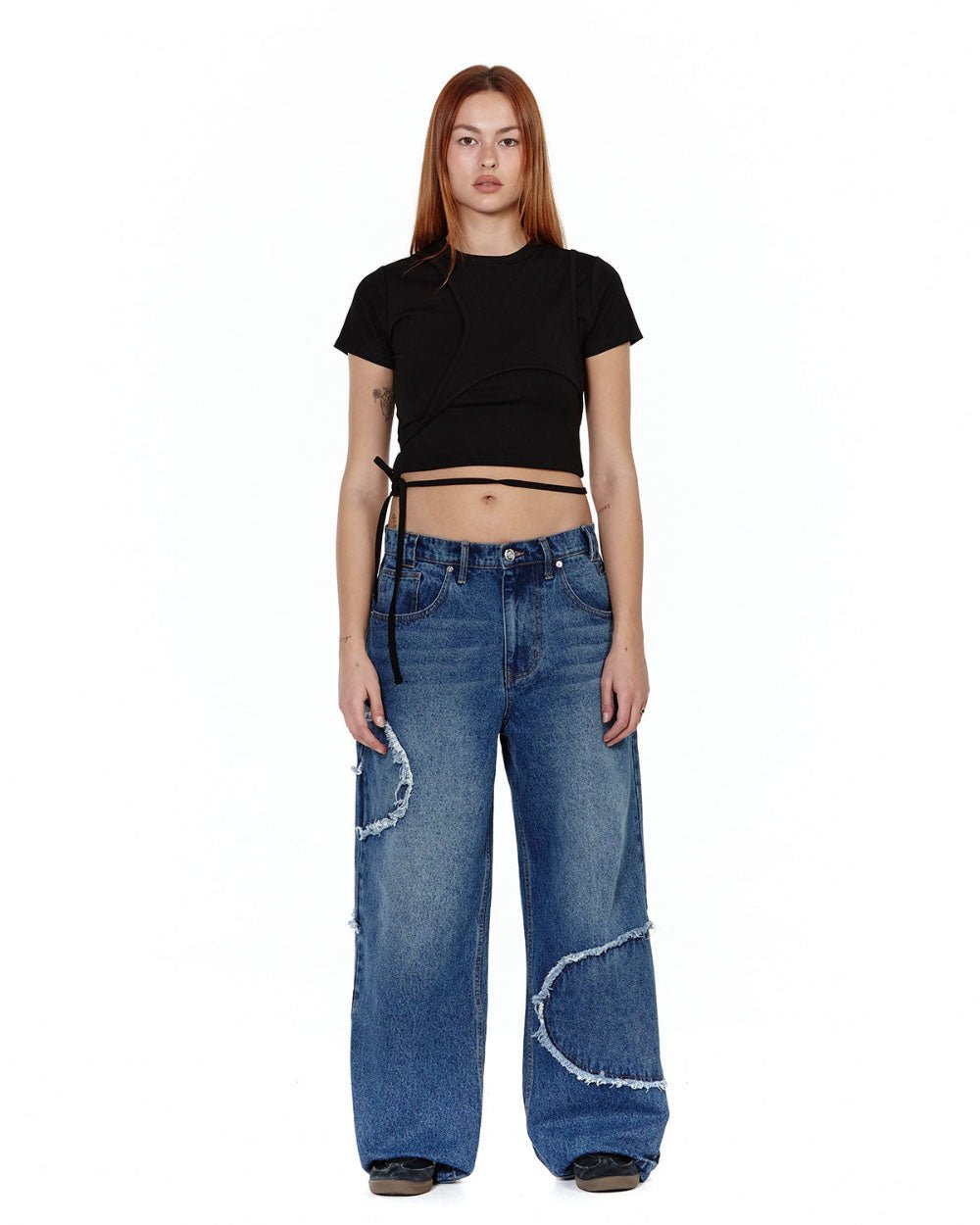 V2 CUTTING PANTS BLUE DENIM - COLD CULTURE