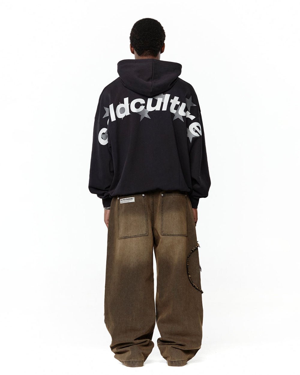 V2 CUTTING PANTS BROWN DENIM - COLD CULTURE