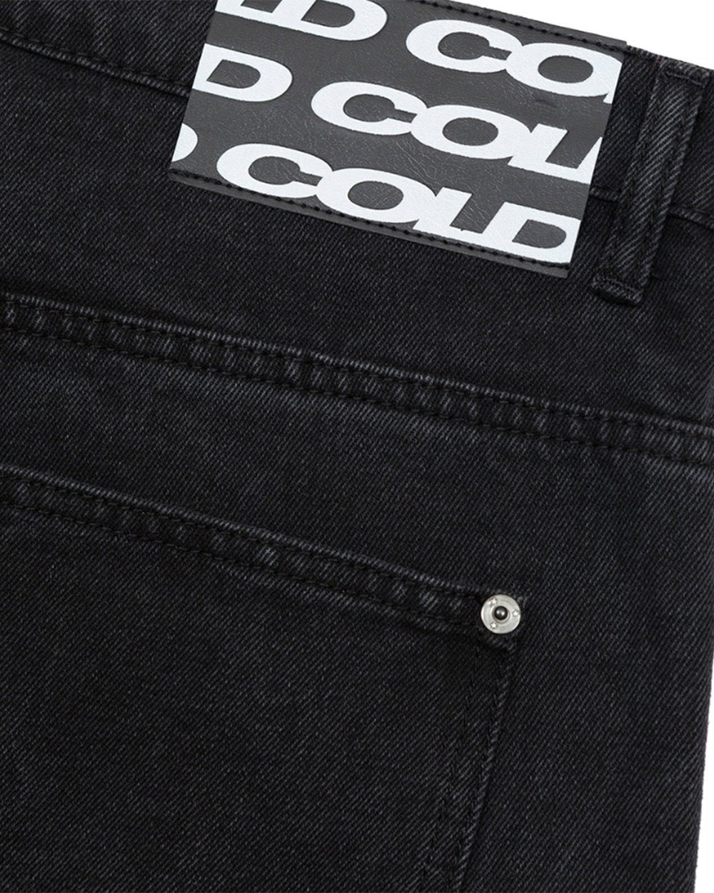 V2 PANTS BLACK DENIM - COLD CULTURE