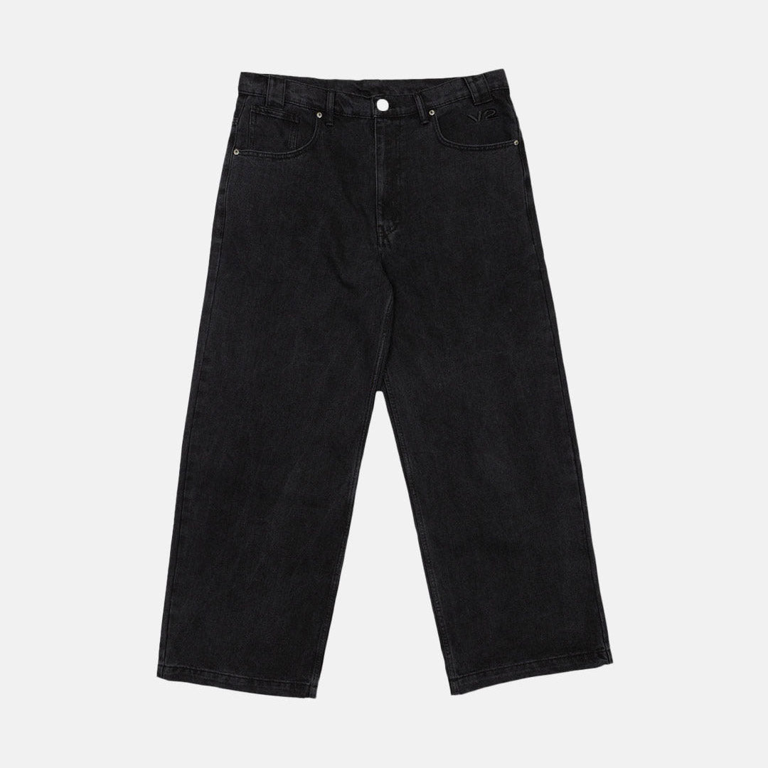 V2 PANTS BLACK DENIM - Cold Culture