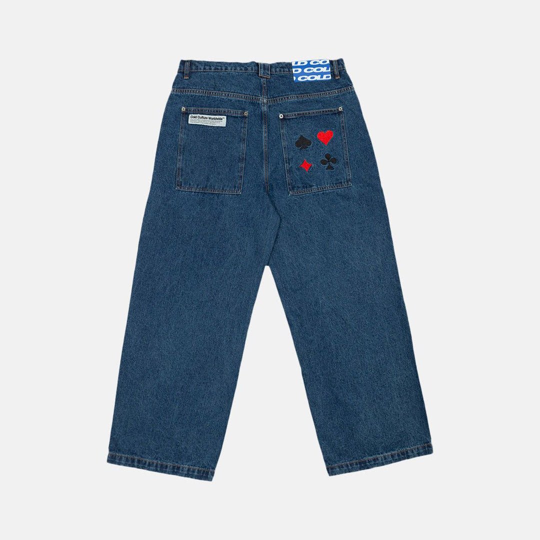 V2 PANTS BLUE DENIM - Cold Culture