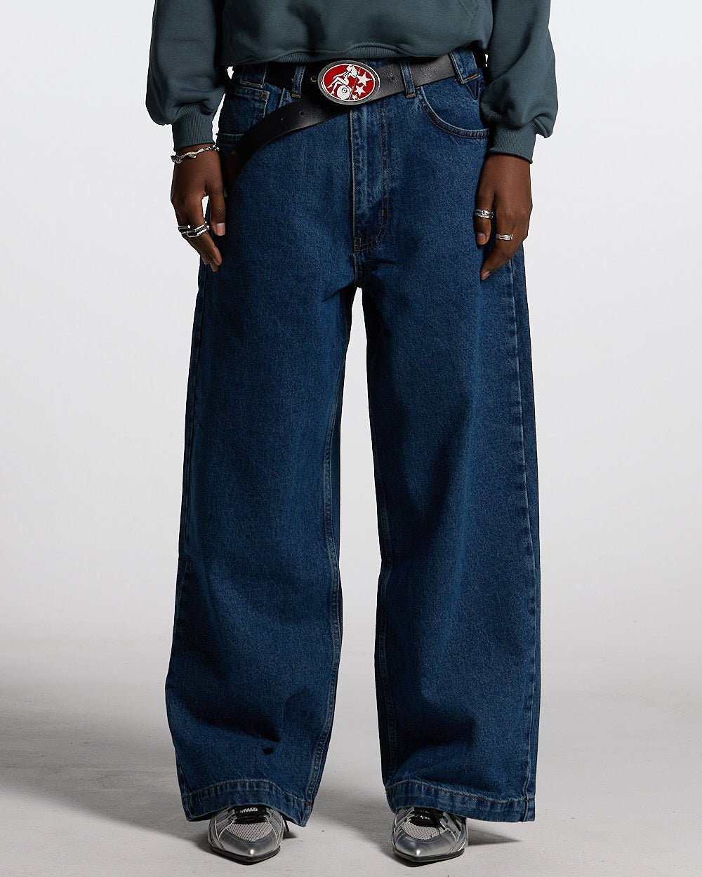 V2 PANTS BLUE DENIM - COLD CULTURE