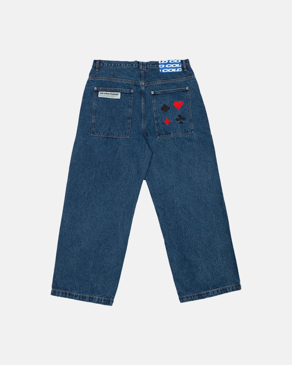V2 Pants Blue Denim Cold Culture邃 Streetwear Clothing Brand