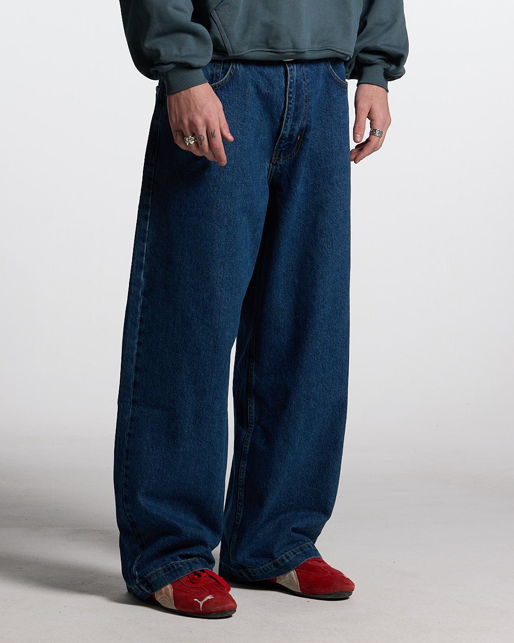 V2 PANTS BLUE DENIM - COLD CULTURE