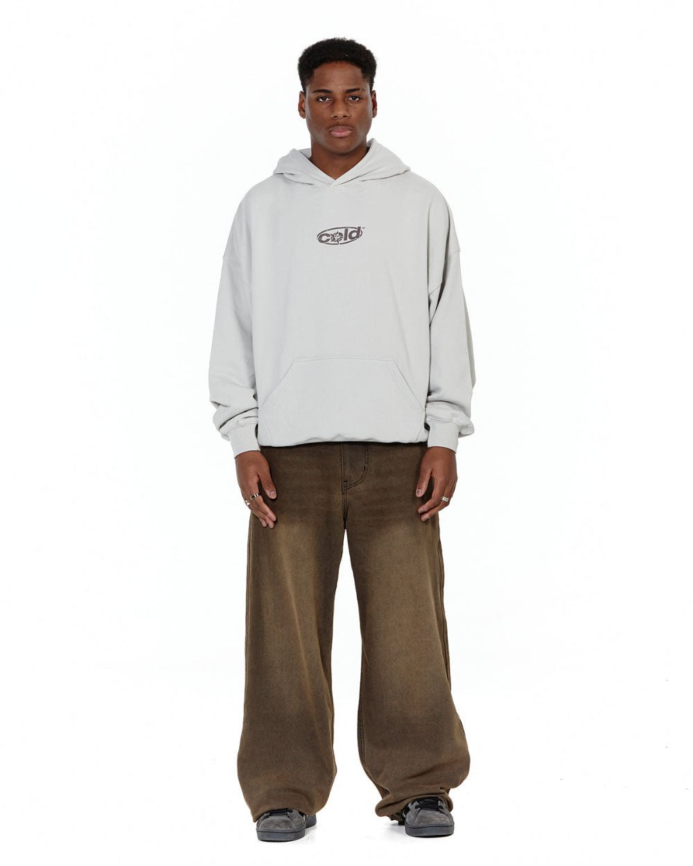 V2 PANTS FADED BROWN DENIM - COLD CULTURE