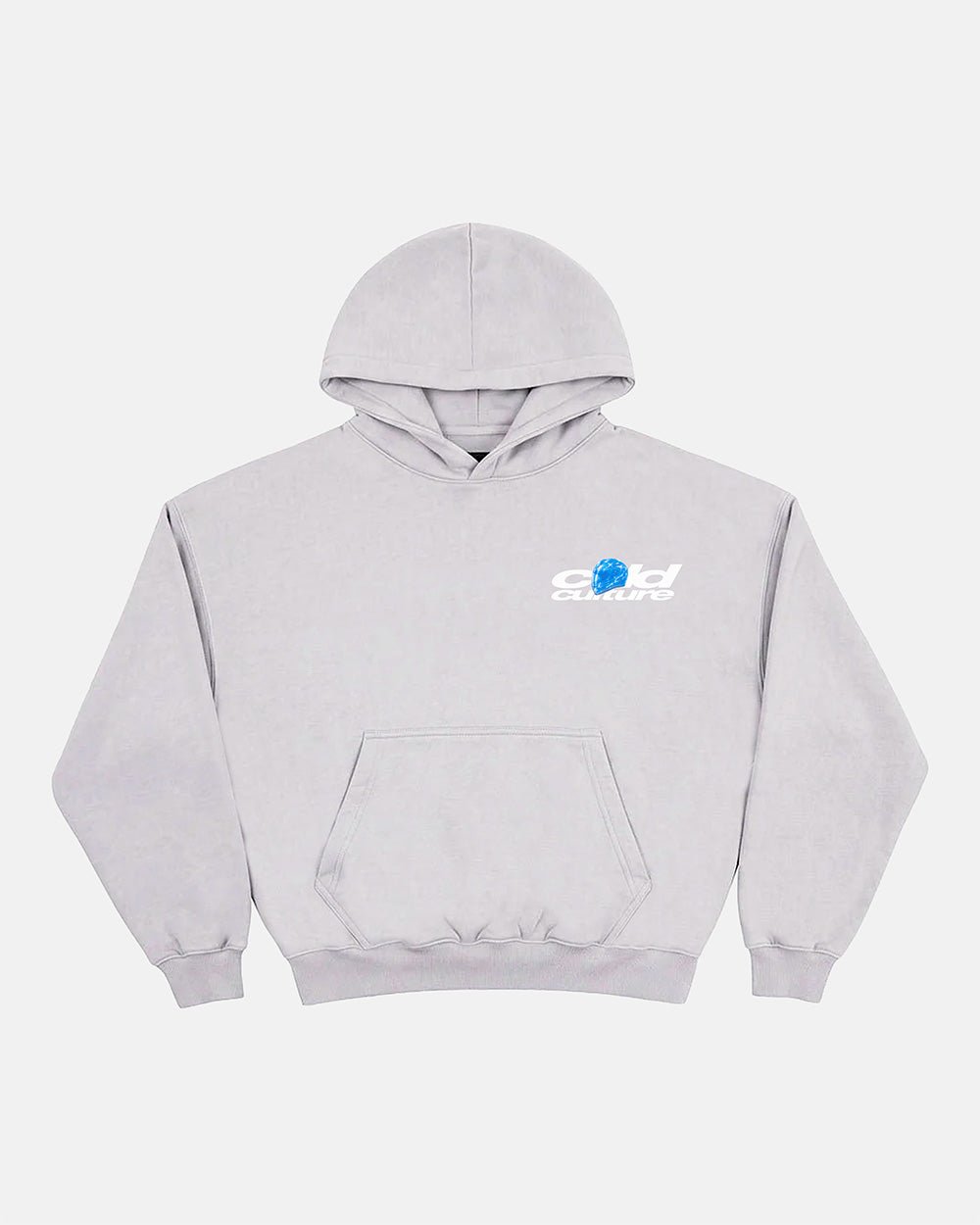 VALENTINO HOODIE HEATHER GREY - Cold Culture